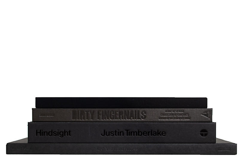 Modern Charcoal ColorStak, S/4 | One Kings Lane