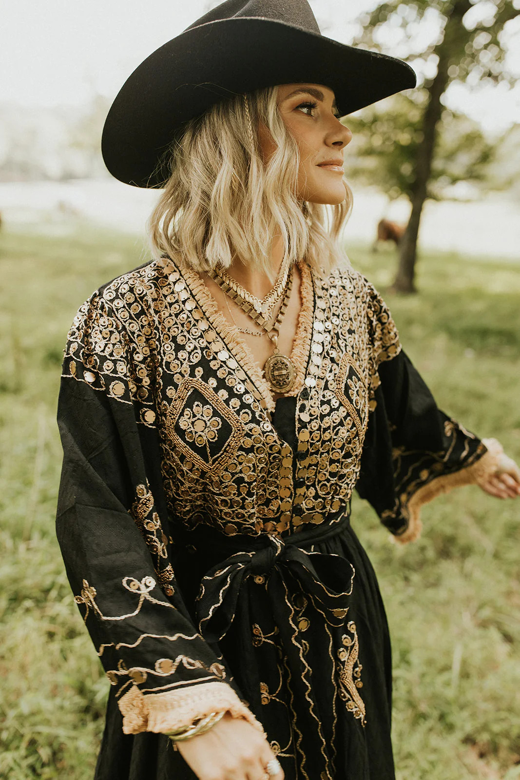 Onyx Ophelia Maxi Dress | Premonition Goods