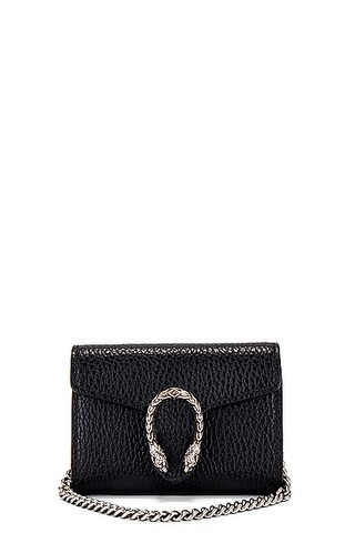 Gucci Dionysus Wallet On Chain in Black | FWRD 