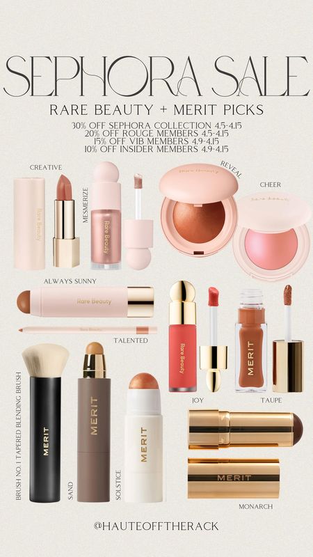 My Rare Beauty and Merit picks from the Sephora sale!
30% OFF Sephora collection 4.5-4.15
Rouge Members 20% OFF 4.5-4.15
VIB Members 15% OFF 4.9-4.15
Insider Members 10% OFF 4.9-4.15

#sephorasale #facemakeup #rarebeauty #merit #blush #bronzer #liquidblush #blush #highlighter #facebrush #lipstick #lipgloss


#LTKsalealert #LTKbeauty #LTKxSephora
