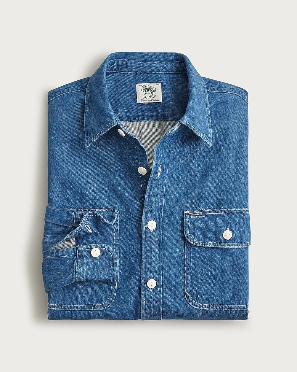 Midweight denim workshirt | J. Crew US
