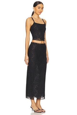 Amalie Skirt Set in Black | Revolve Clothing (Global)