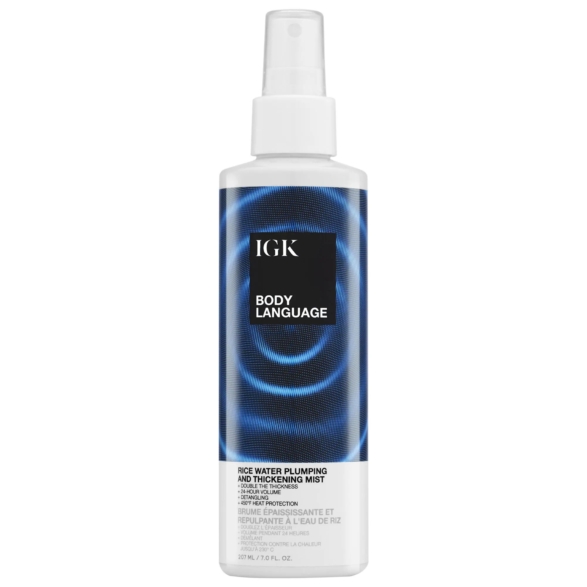 IGK Body Language Rice Water Plumping and Thickening Hair Mist 7 oz / 207 ml | Sephora (US)