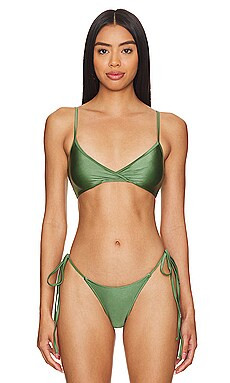 Frankies Bikinis Clairo Top in Sea Moss from Revolve.com | Revolve Clothing (Global)
