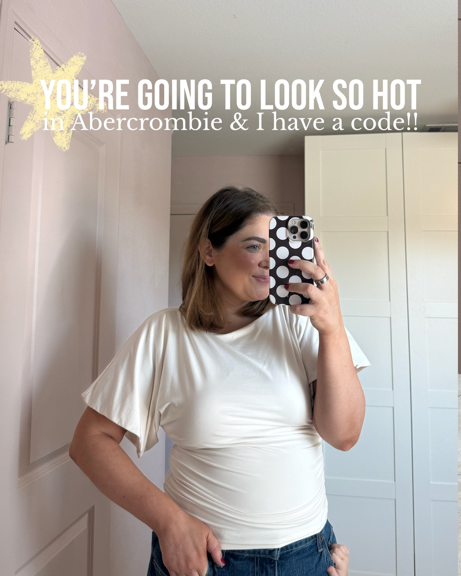 Abercrombie favorites on sale. Wearing 32 in jeans, large in tops except medium in lounge cardigan set and large in dresses.