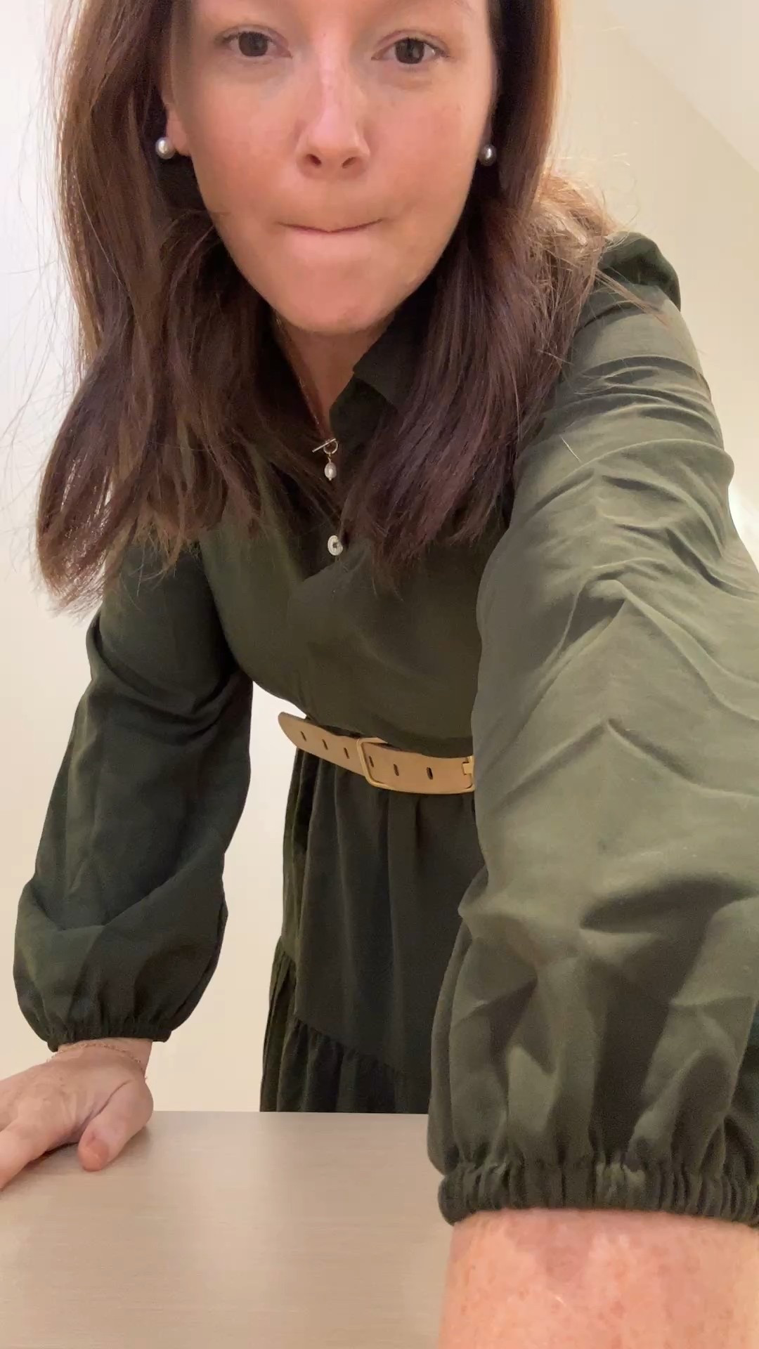 The perfect fall dress! Great for work, church or other fall events! TTS - if between, size down! 

#ltkstyle #ltkfallstyle 

#LTKootd #LTKStyleTip