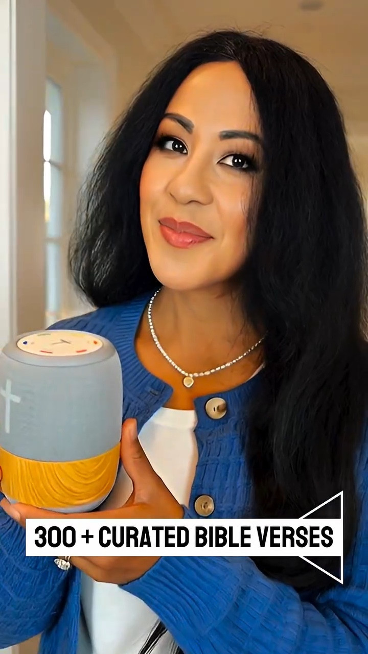 In the middle of life’s noise… God still speaks 🤍📖✨ 
.
There are moments when I feel overwhelmed, unsure, or just in need of His presence… and instead of searching for the right words, I let His Word find me 🙏 
.
I’ve been using this beautiful audio Bible device from @ontelproducts and it has truly transformed my quiet time with Him 💛 
.
✨ Why I love it: 
.
1️⃣ 📖 One-Touch Bible Verses 
With just a simple press, it plays a Bible verse instantly… no distractions, just His Word speaking directly to your heart 
.
2️⃣ 🎧 Audio Scripture Experience 
Hearing the Word out loud brings a different kind of peace… it feels like a gentle reminder that God is near 🕊️ 

3️⃣ 🌿 Mood-Based Guidance (6 Options) 
Whether you feel anxious, grateful, tired, or hopeful… you choose your emotion and receive a verse aligned with what your soul needs 
.
4️⃣ ✨ 300+ Curated Bible Verses 
Carefully selected scriptures that uplift, encourage, and strengthen your faith daily .

5️⃣ 🏡 Perfect for Daily Devotion 
Morning prayers, midday resets, or nighttime reflection… it fits beautifully into every moment with God 🤍 
.
“Be still, and know that I am God.” Psalm 46:10 🌿✨ 
.
This is your reminder… you don’t have to have it all together. You just have to stay connected to Him 🙏💫 
.
Thank you @ontelproducts for helping me create intentional moments with God every single day 📖💛 find it on my bio AMZON or LTK ☝️
. 
.
.
#mymoodbible #mymoodbiblepartner #bible #amazon @stackinfluence