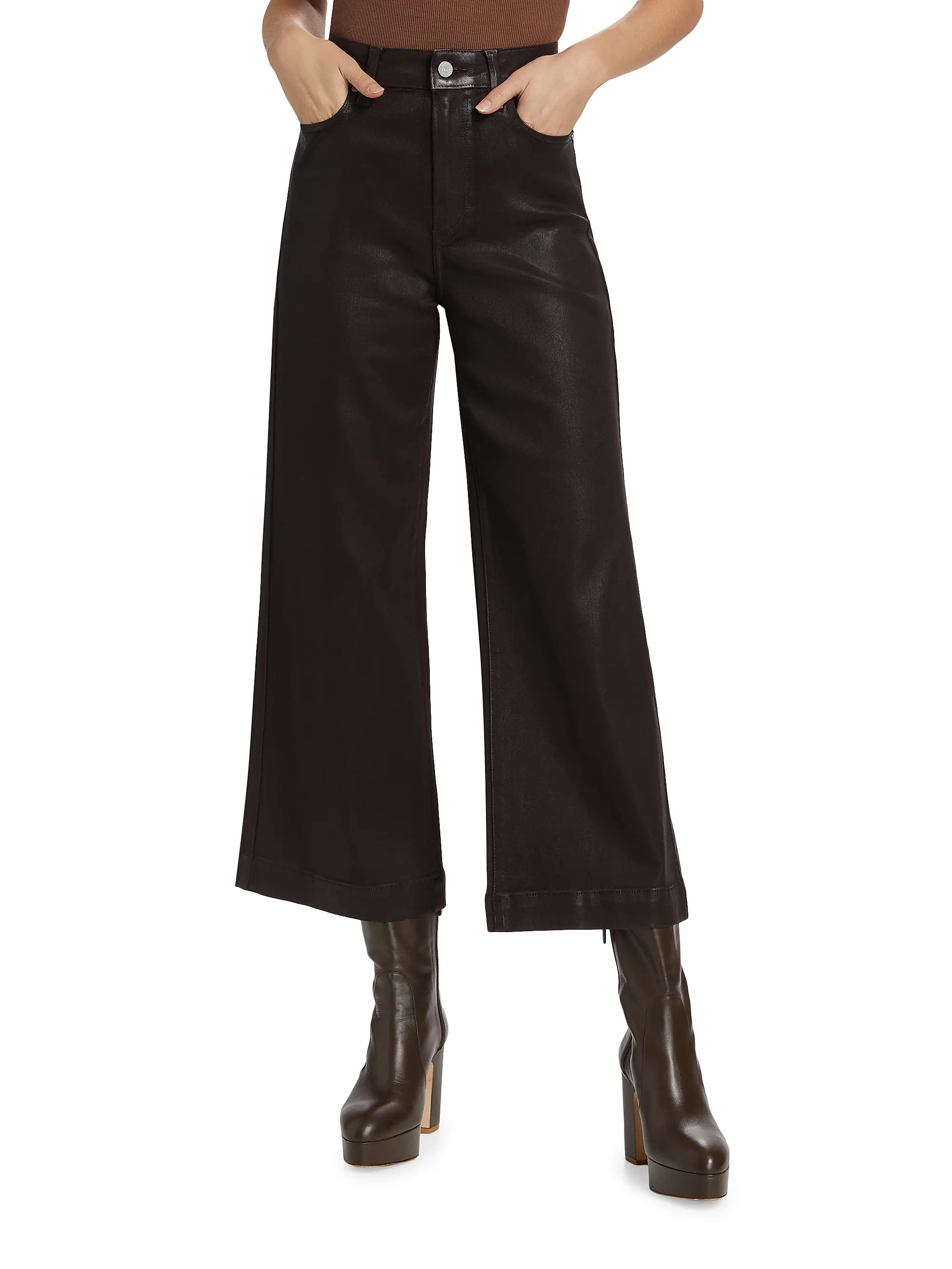 Anessa Wide-Leg Crop Jeans | Saks Fifth Avenue