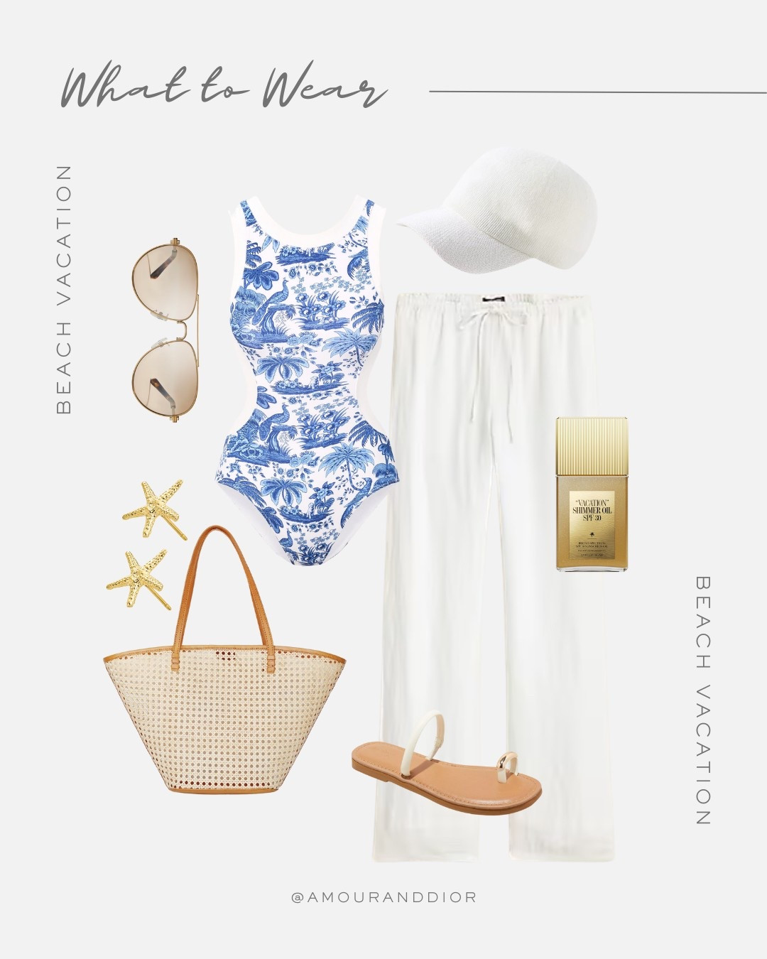 Beach vacation outfit inspo 

#LTKTravel #LTKShoeCrush #LTKSwim