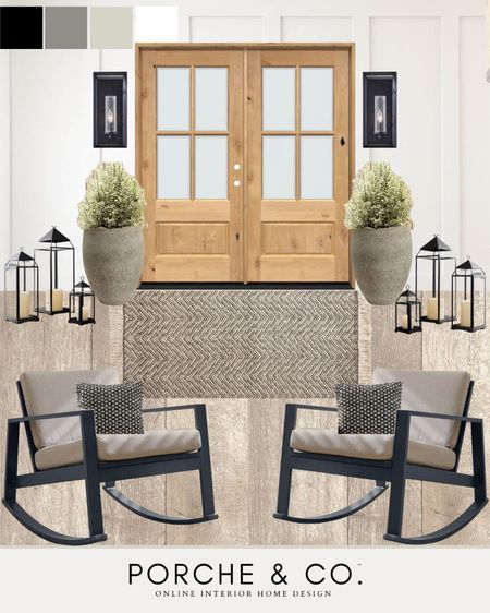 Curated collection front porch 
Modern classic front porch 
Front porch styling 
#visionboard #moodboard #porcheandco

#LTKFind #LTKstyletip #LTKhome