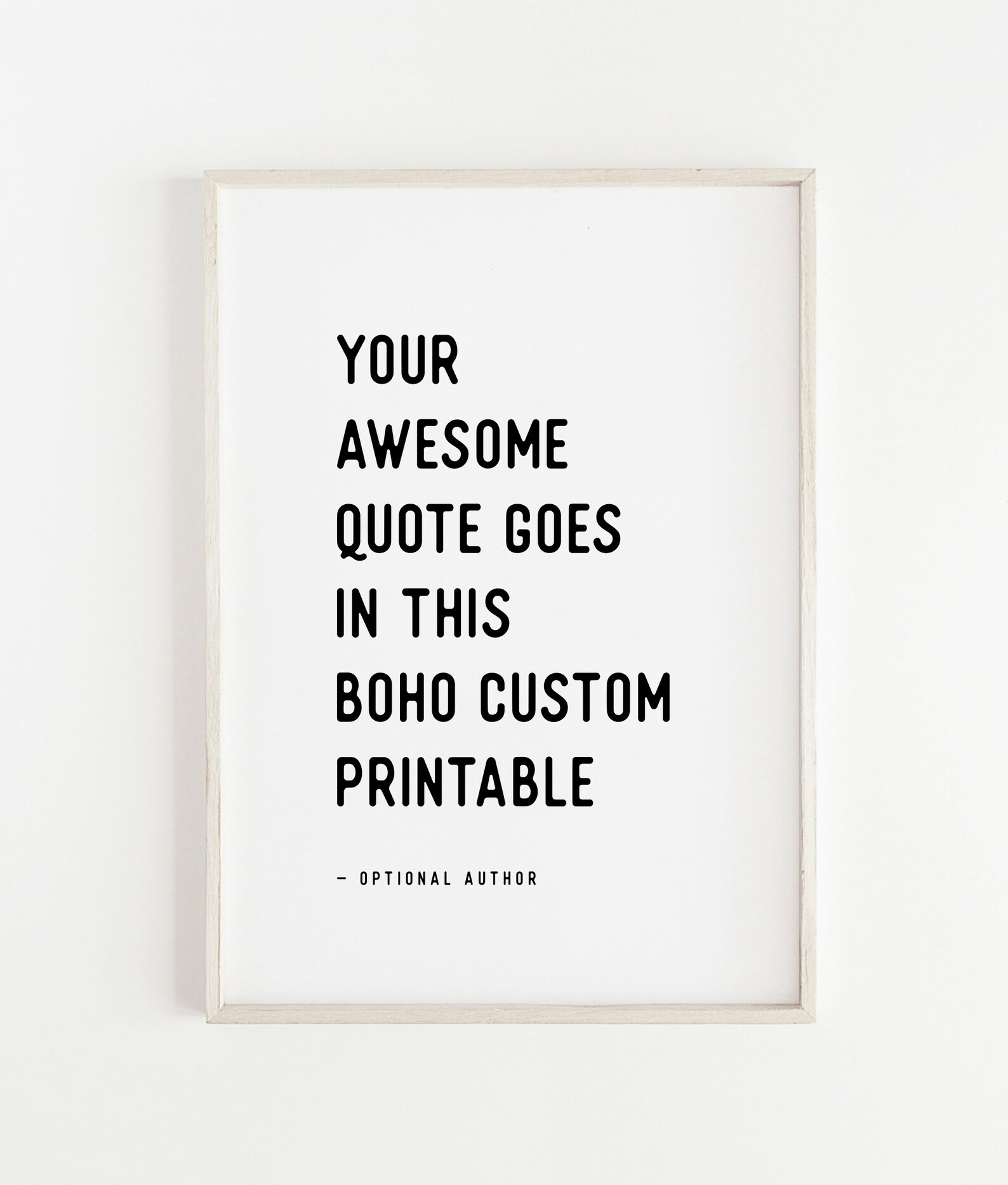 Quote Prints, Quote Printable wall art, Quote Poster, Quote Wall Art, Custom Quote Print, Boho St... | Etsy (US)