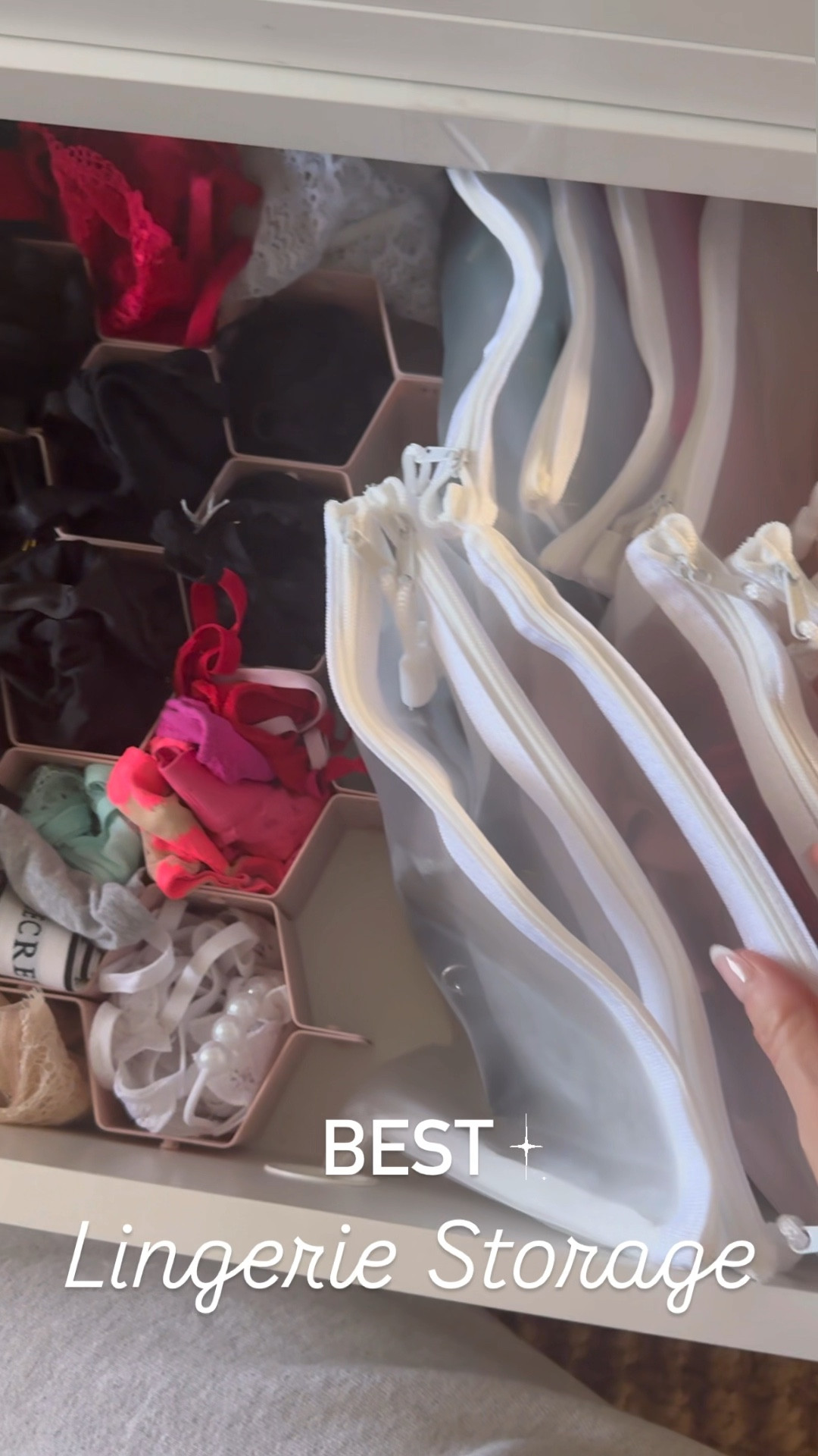 Best / Easiest way to store undies & lingerie 🤍

#LTKWatchNow #LTKWedding #LTKHome
