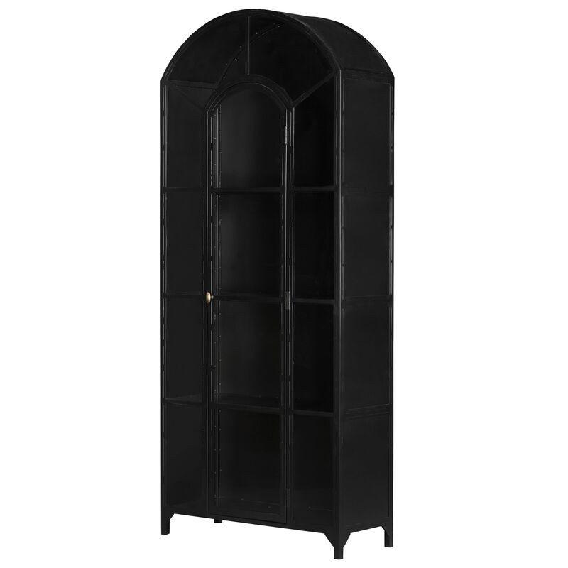 Coraline Metal Cabinet, Black | One Kings Lane
