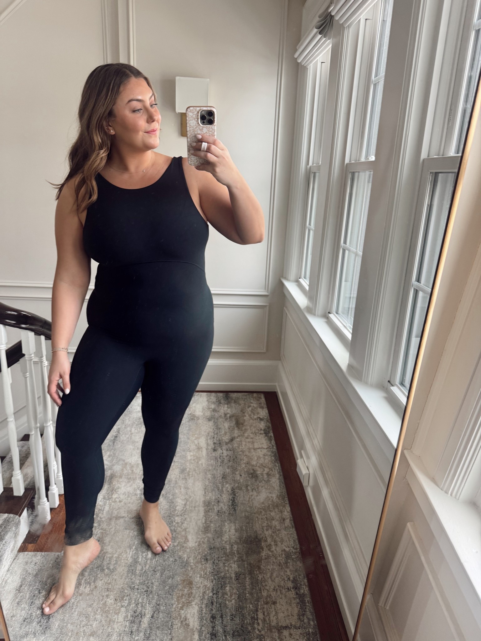 Spanx is part of the LTK Spring Sale! 🛍️✨ wearing 1X in this jumpsuit that is perfect for Pilates, morning walks, or just to wear this spring. Layer it with a denim jacket (sharing some of my favorite styles). Use CARALYNM at Cakes Body. 

#LTKSaleAlert #LTKSpringSale #LTKActive