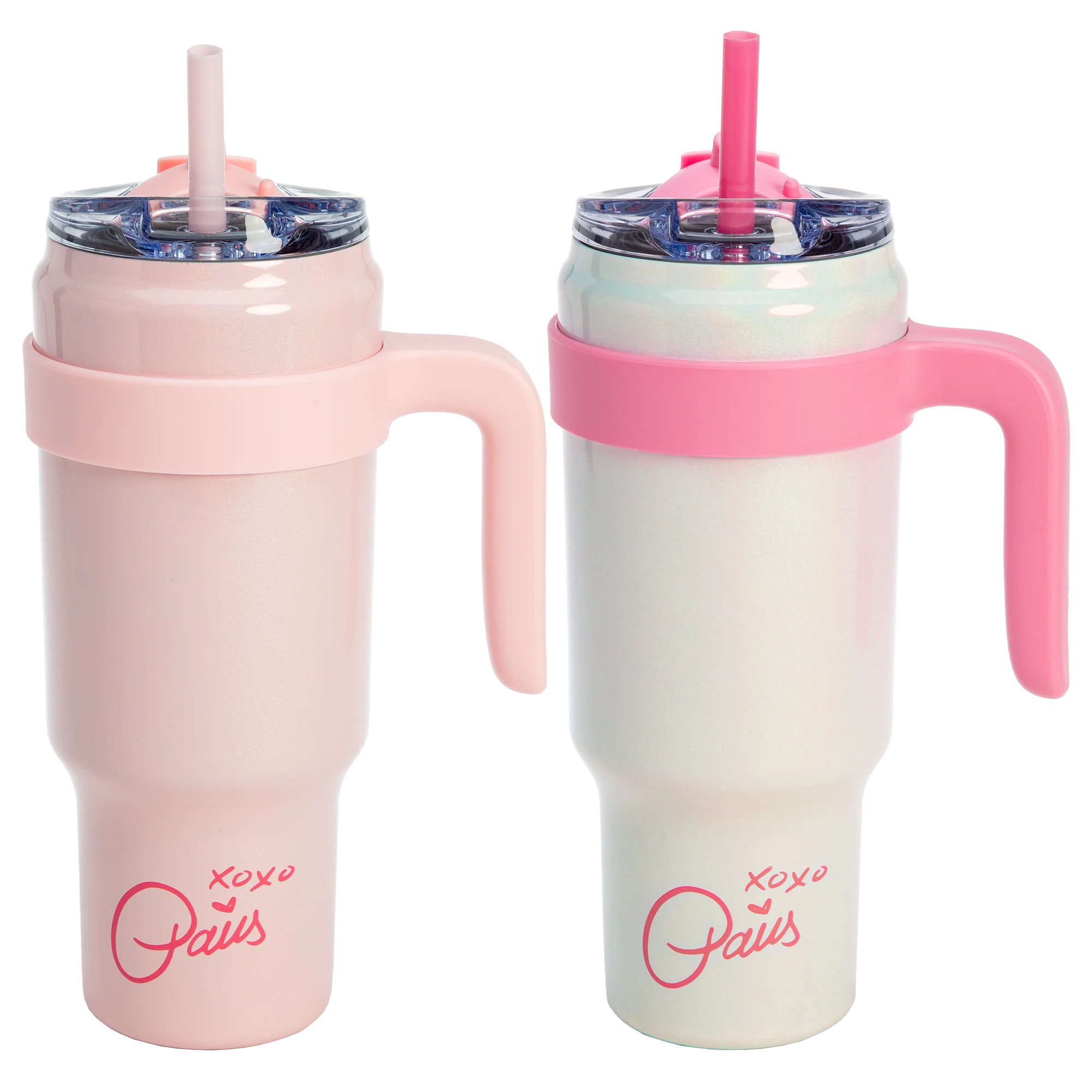 Paris Hilton 40oz Stainless Steel Tumbler Set, Double Wall Vacuum Insulated Cup with Removable Ha... | Walmart (US)