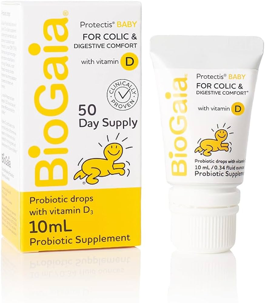BioGaia Protectis Baby Probiotic Drops + Vitamin D | Reduces Colic, Gas & Spit-ups | Healthy Poop... | Amazon (US)