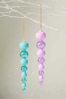 Sugar Plum Icicle Ornament | Anthropologie (US)