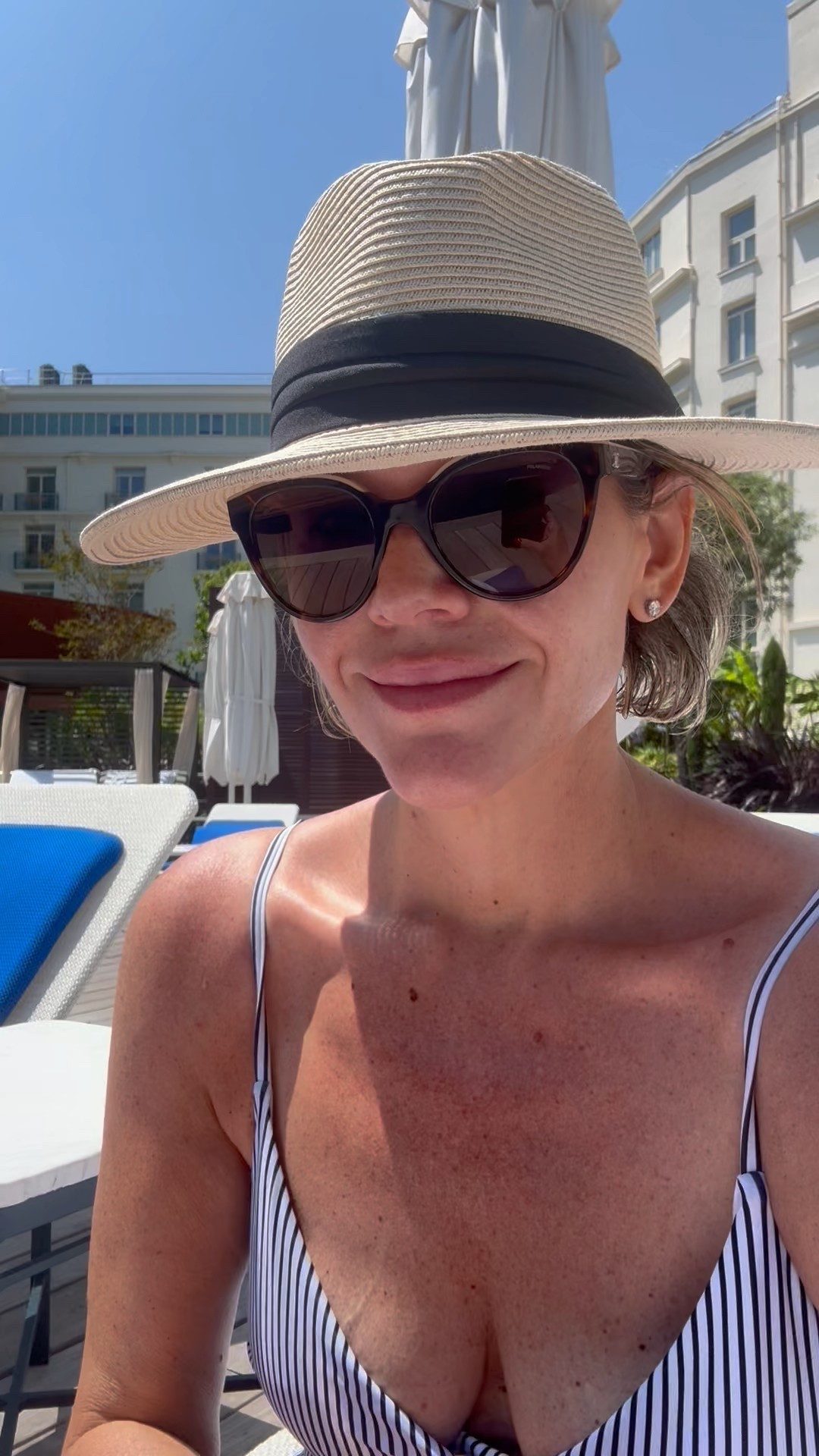 Influenced by Bethenny Frankel with this suit. Hat is easy to pack and fits well  

#LTKSummerEdit #LTKOver40 #LTKStyleTip