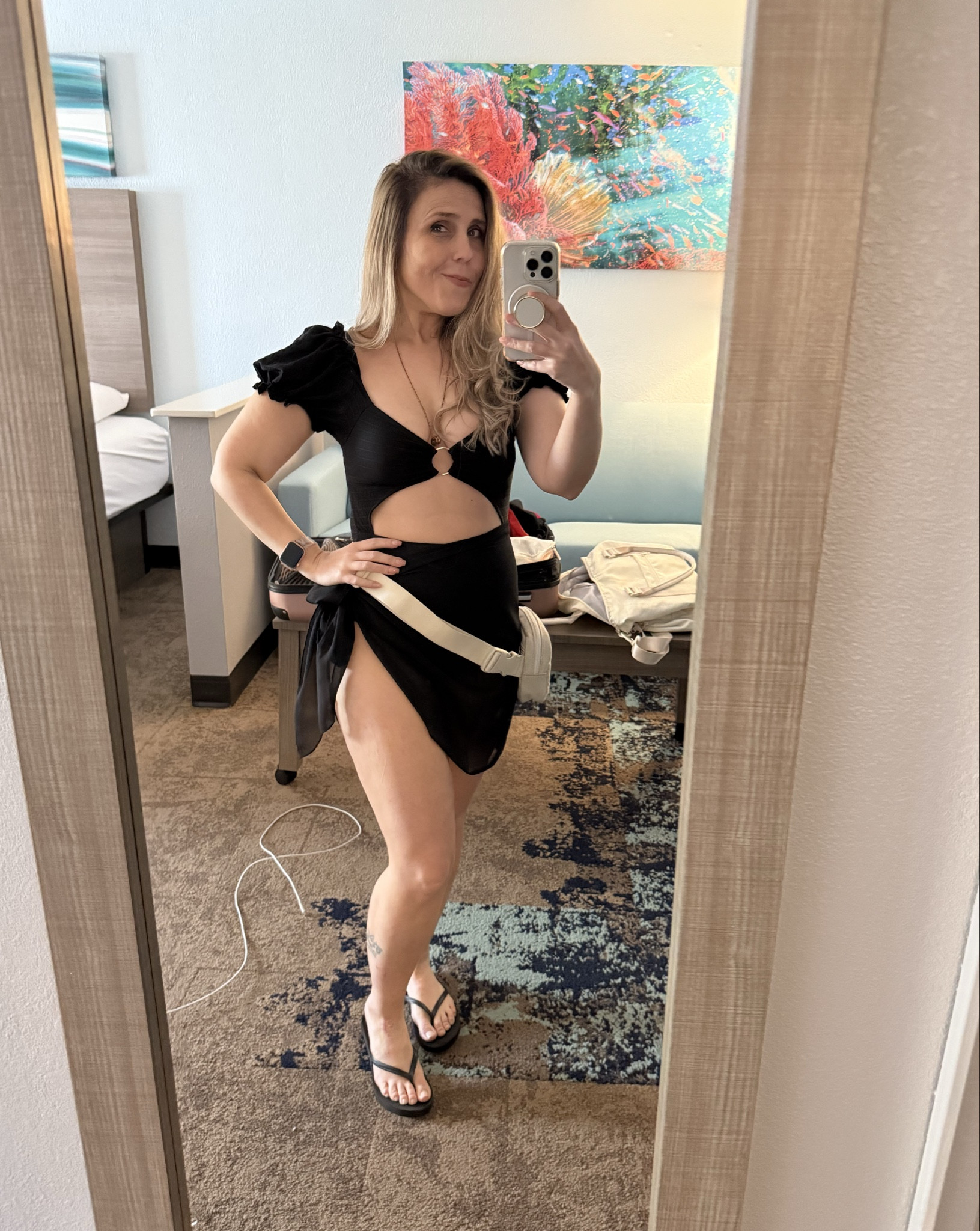 Most flattering - shape illusion - bathing suit and 2 pack cover up wrap

#LTKSeasonal #LTKSwim #LTKStyleTip