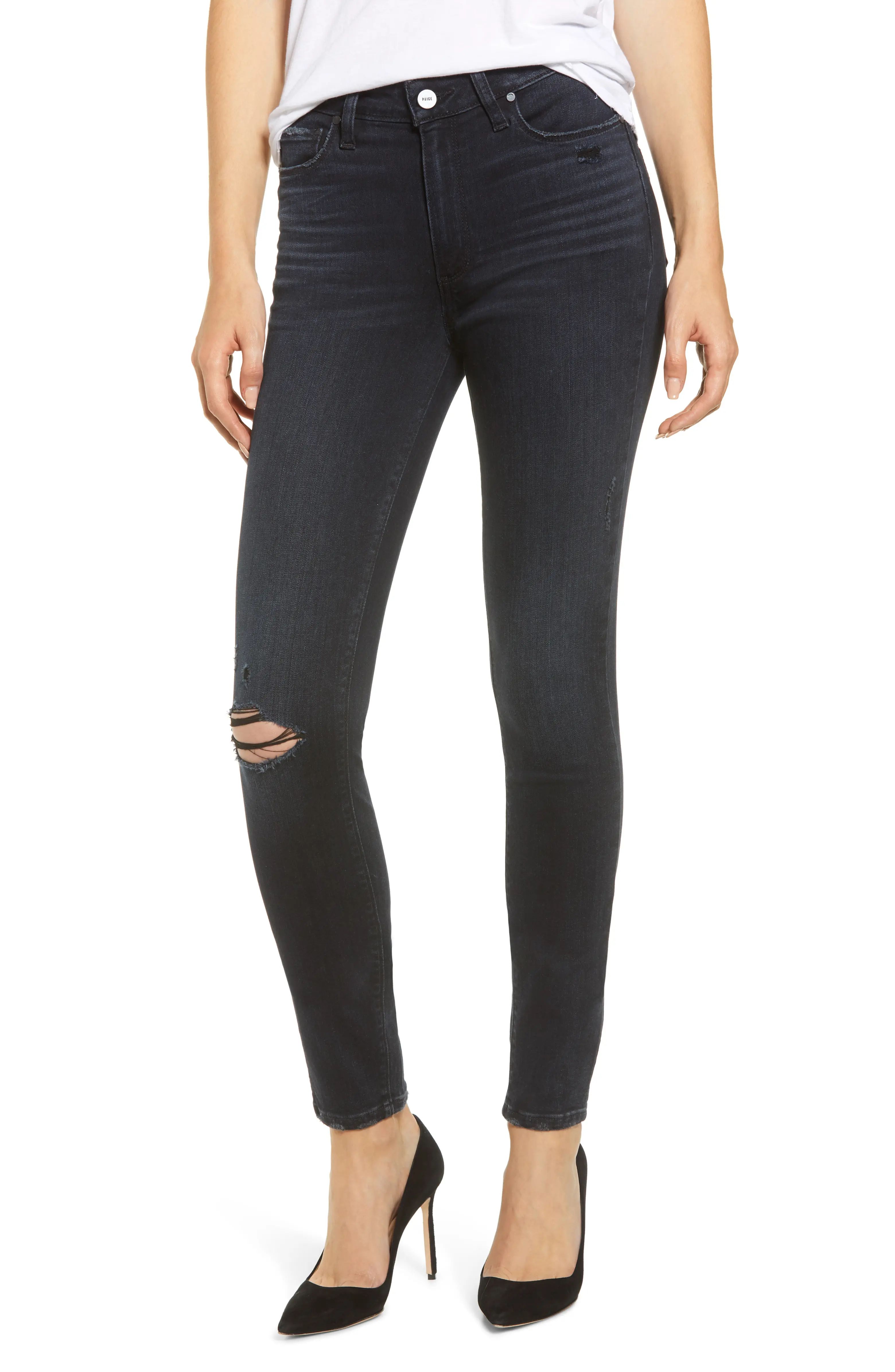 Transcend - Hoxton High Waist Ripped Ultra Skinny Jeans | Nordstrom