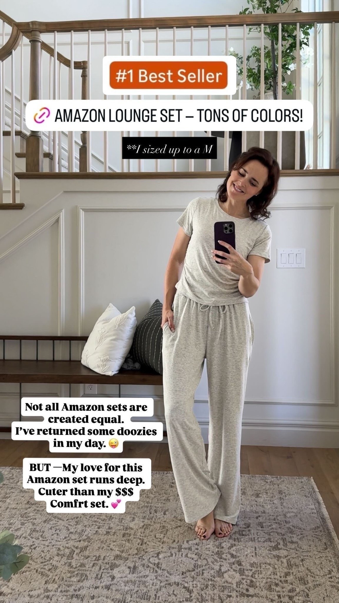Not all Amazon sets are created equal. 
I’ve returned some doozies in my day. 😜 BUT My love for this Amazon set runs deep. Cuter than my $$$ Comfrt set. 💕
**I sized up to a M

#LTKgrwm #LTKootd #LTKmomlife