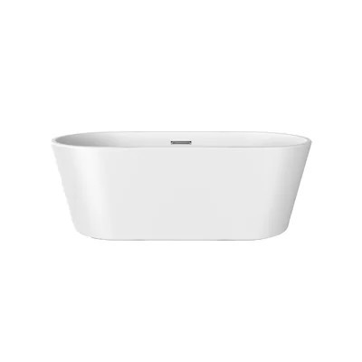 67 " x 32 " Freestanding Soaking Acrylic Bathtub | Wayfair North America