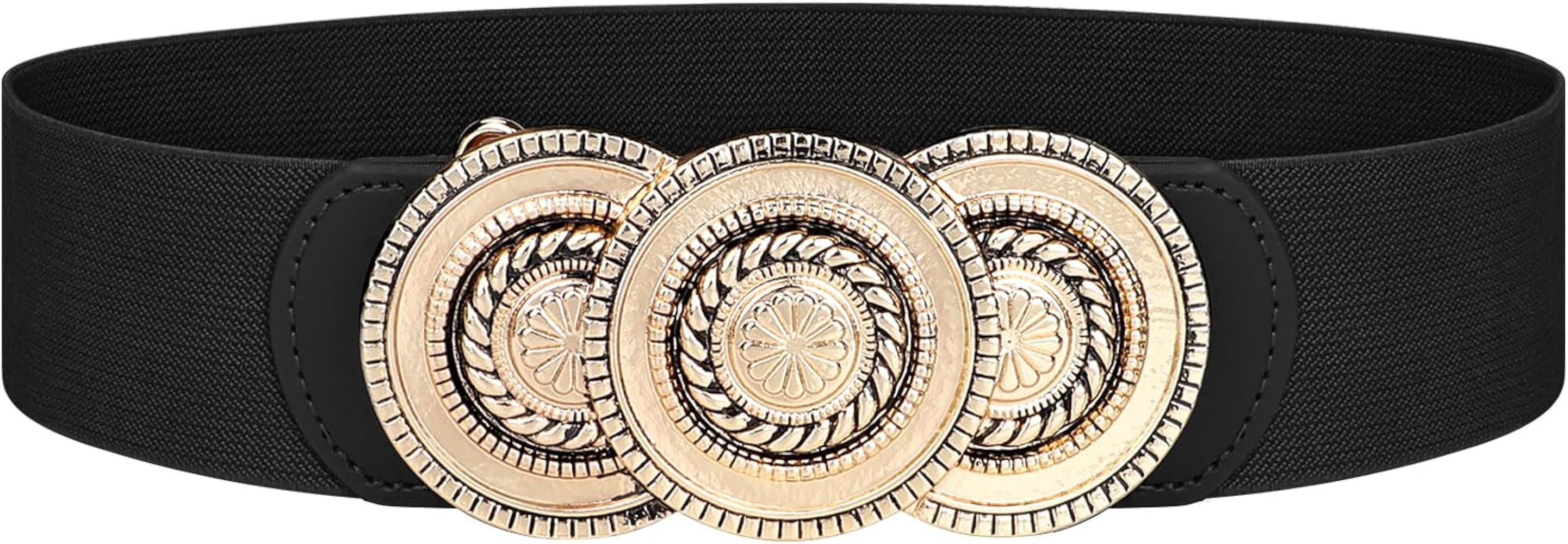 SUOSDEY Womens Belt Elastic Belts for Women Stretch Waist Belt for Dress | Amazon (US)