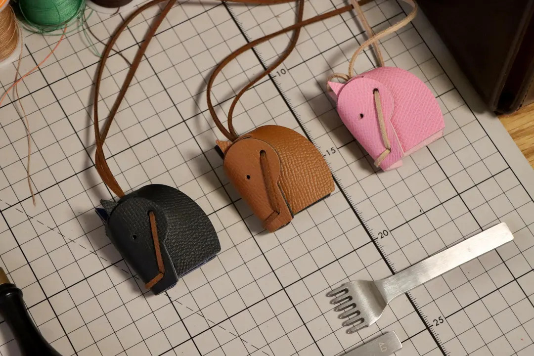 Personalized Horse Bag Charm Handmade Leather Keychain Equestrian Gift for Horse Lover Custom Nam... | Etsy (US)