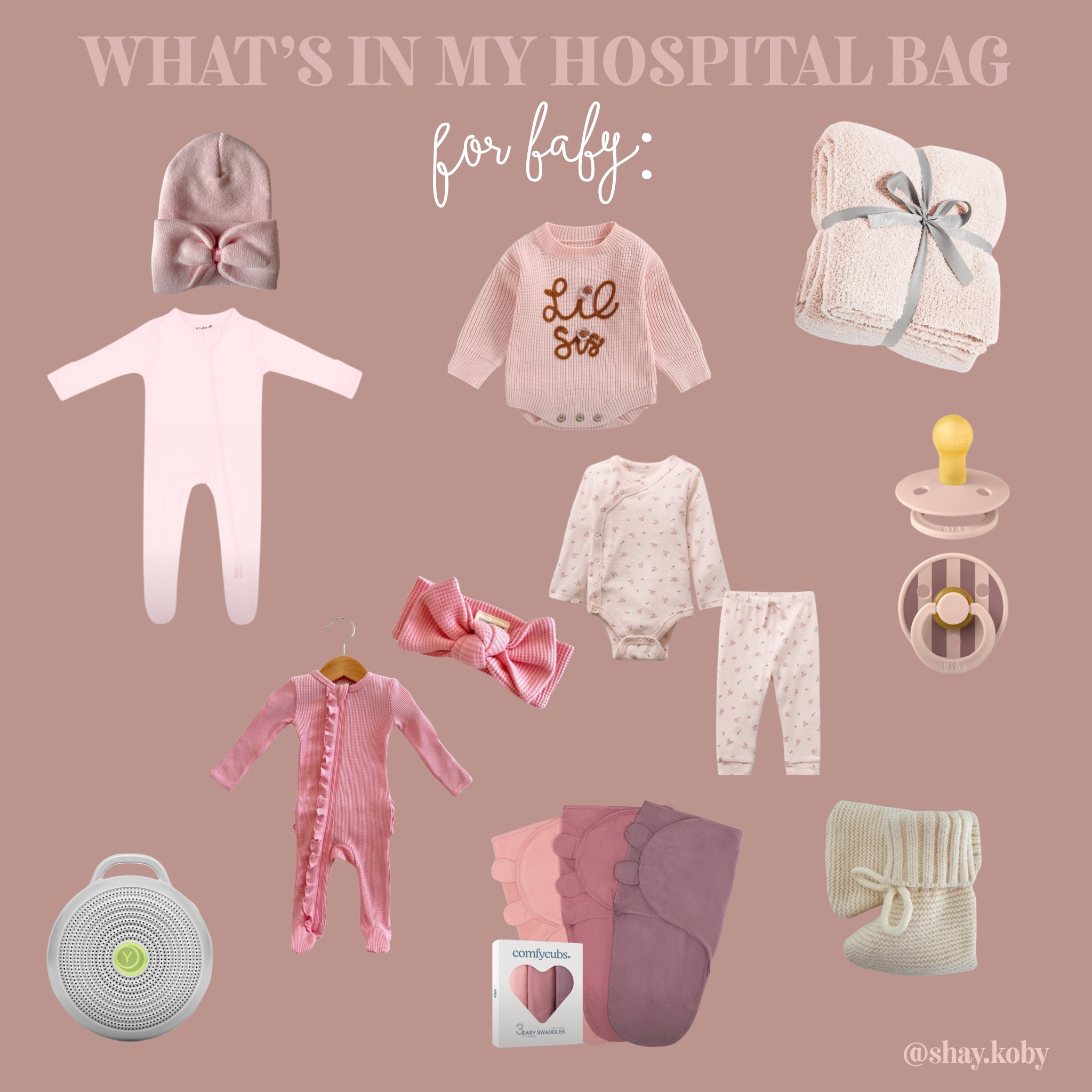 #hospitalbag #newborn #baby #postpartum #newmom #maternity #hospital #whattopack 

#LTKBump #LTKBaby #LTKFamily