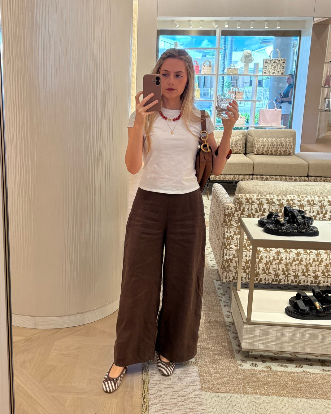Shopping ootd 💕 got a size 6 in these flats and they are a little big but typically wear size 5/5.5!

#LTKootd #LTKPetite #LTKSaleAlert