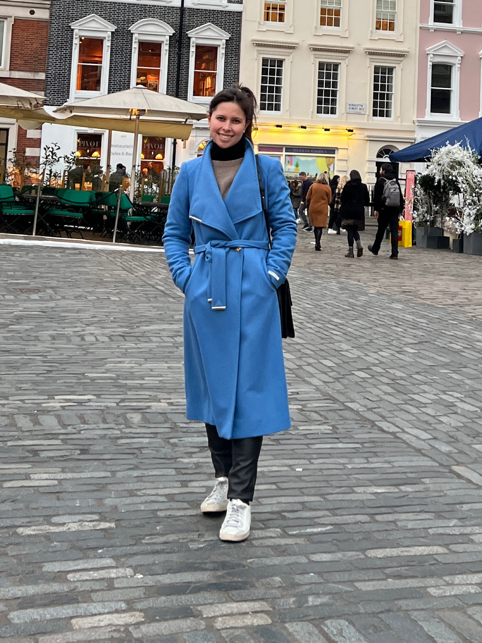 Ted baker long wool wrap coat new arrivals