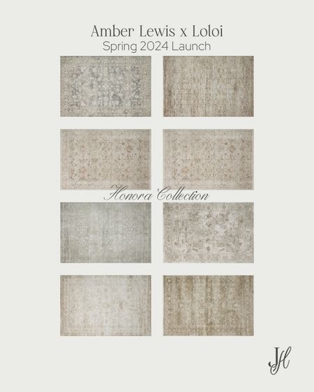 Amber Lewis x Loloi Spring 2024 Launch | The Honora collection combines vintage inspired motifs with warm, inviting colors that can work in so many spaces. The intentional distressing gives the rugs that lived-in aesthetic that Amber is known for. This power-loomed collection is super soft & durable. 

#LTKhome
