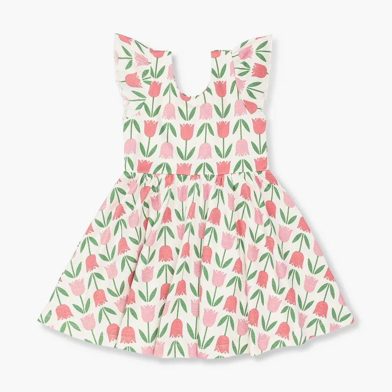 M+A by Monica + Andy Toddler Girl Short Sleeve Dress, Sizes 12M-5T | Walmart (US)