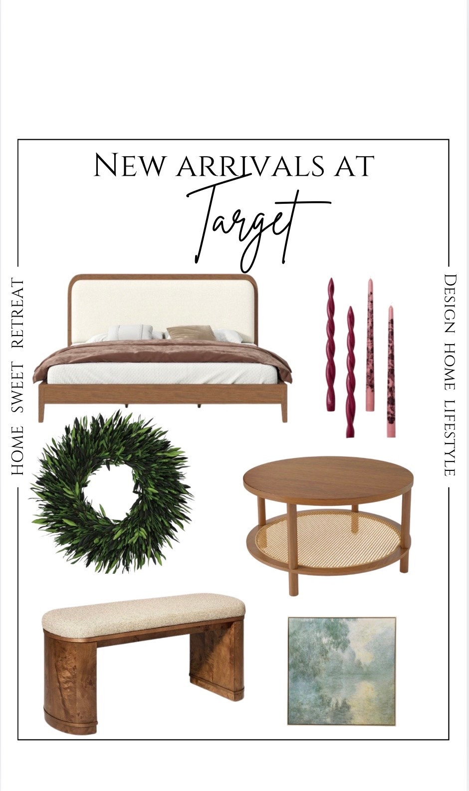 Loving these finds from Target! Such a sophisticated and simple bed and this bench is such a vibe 🙌🏻