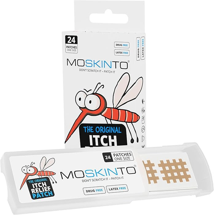 Moskinto The Original Mosquito Itch Relief Patches for Kids & Adults, Bug Bite Patches Soothe Swe... | Amazon (US)