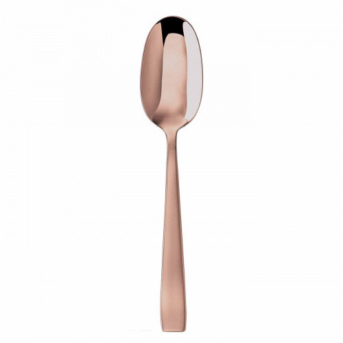 Sambonet Flat PVD Copper Moka spoon 18/10 Stainless Steel PVD mirror 4 5/16 in. | Gracious Style