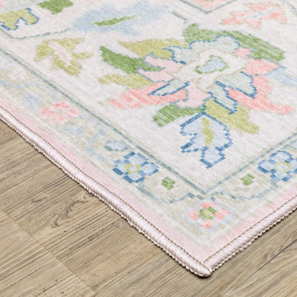 Oriental Weavers Addison ADD04 Area Rugs | Traditional / Oriental Rectangular Pinks Area Rugs | R... | Rugs Direct