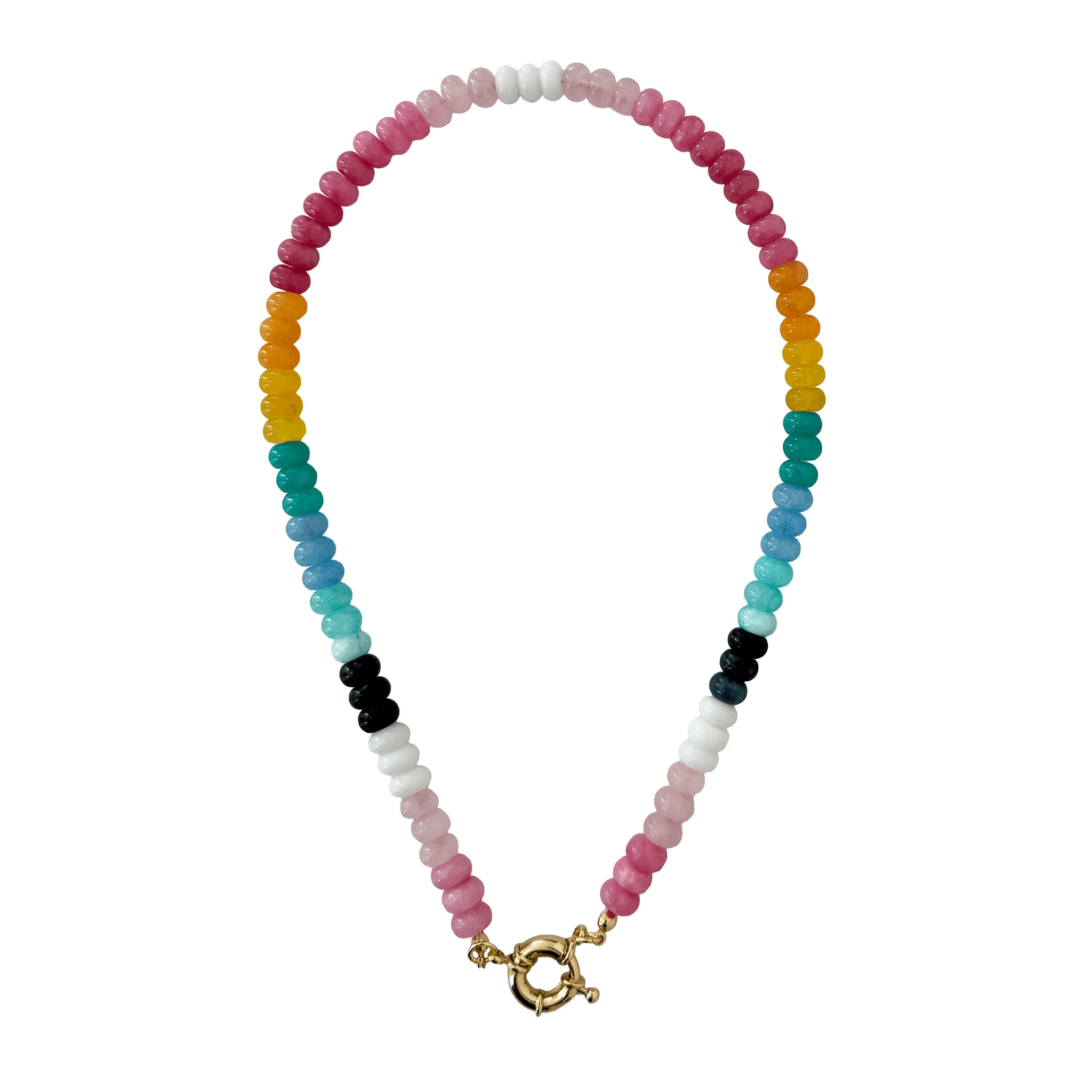 candy bead multi coloured necklace | FRKL