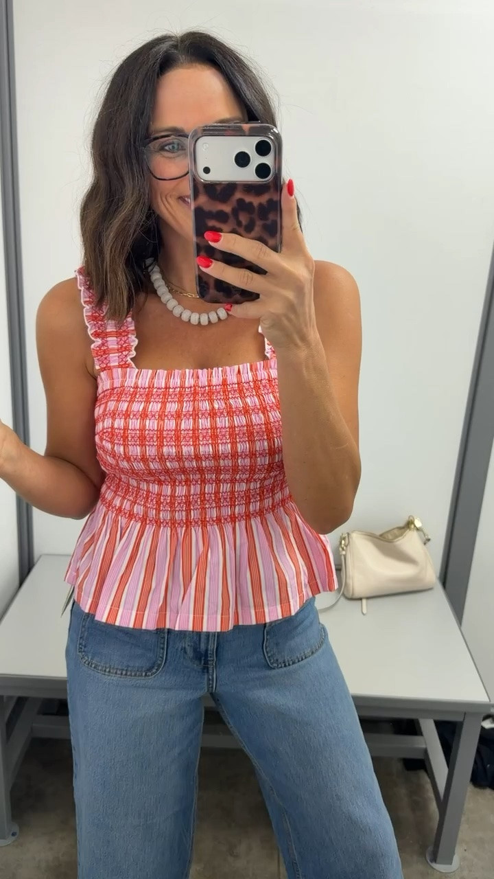 Walmart did it again 👏🏻 This little smocked peplum top is SO cute and it’s on rollback for under $20 right now! Love the pink and red together and it’s one of those tops you can throw on with jeans and instantly feel put together. Such a good find for the price!

#WalmartFinds #WalmartFashion #WalmartStyle #AffordableFashion #LTKFinds
