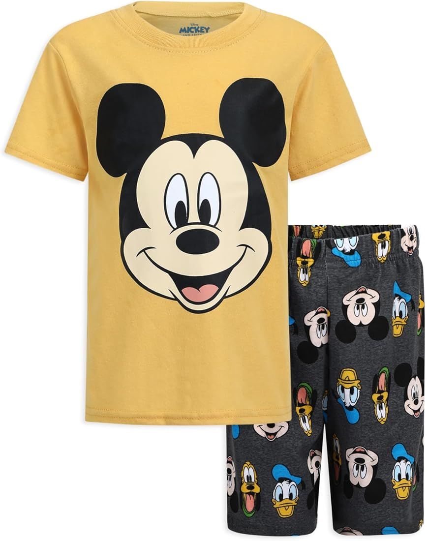 Disney Mickey Mouse and Friends Boys’ Short Sleeve T-Shirt and Shorts Set for Infant, Toddler a... | Amazon (US)