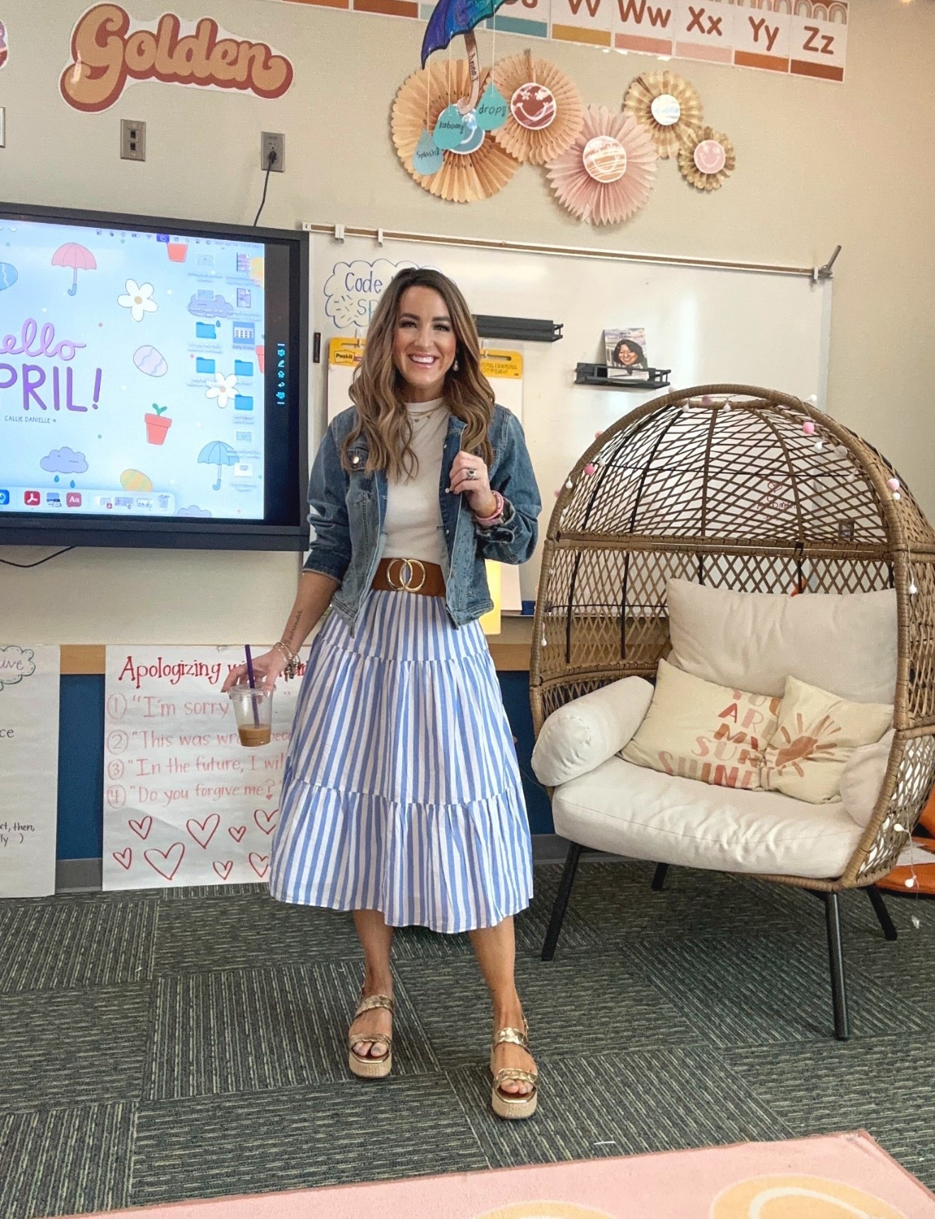 Still obsessing over this J.Crew skirt! So comfy for a day in the classroom ✏️📚

#LTKFindsUnder100 #LTKWorkwear #LTKStyleTip