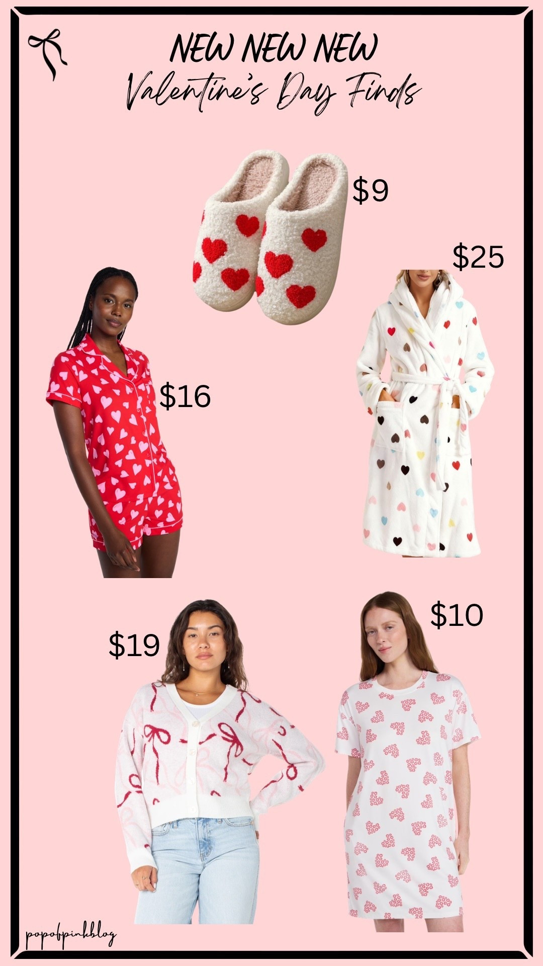 Valentine’s Day Finds!❤️🫶🏻
Heart Pajamas 
Heart slippers
Heart robe
Bow sweater
Walmart finds
Walmart outfit
Valentine’s Day outfit

#LTKValentine #LTKTall #LTKootd