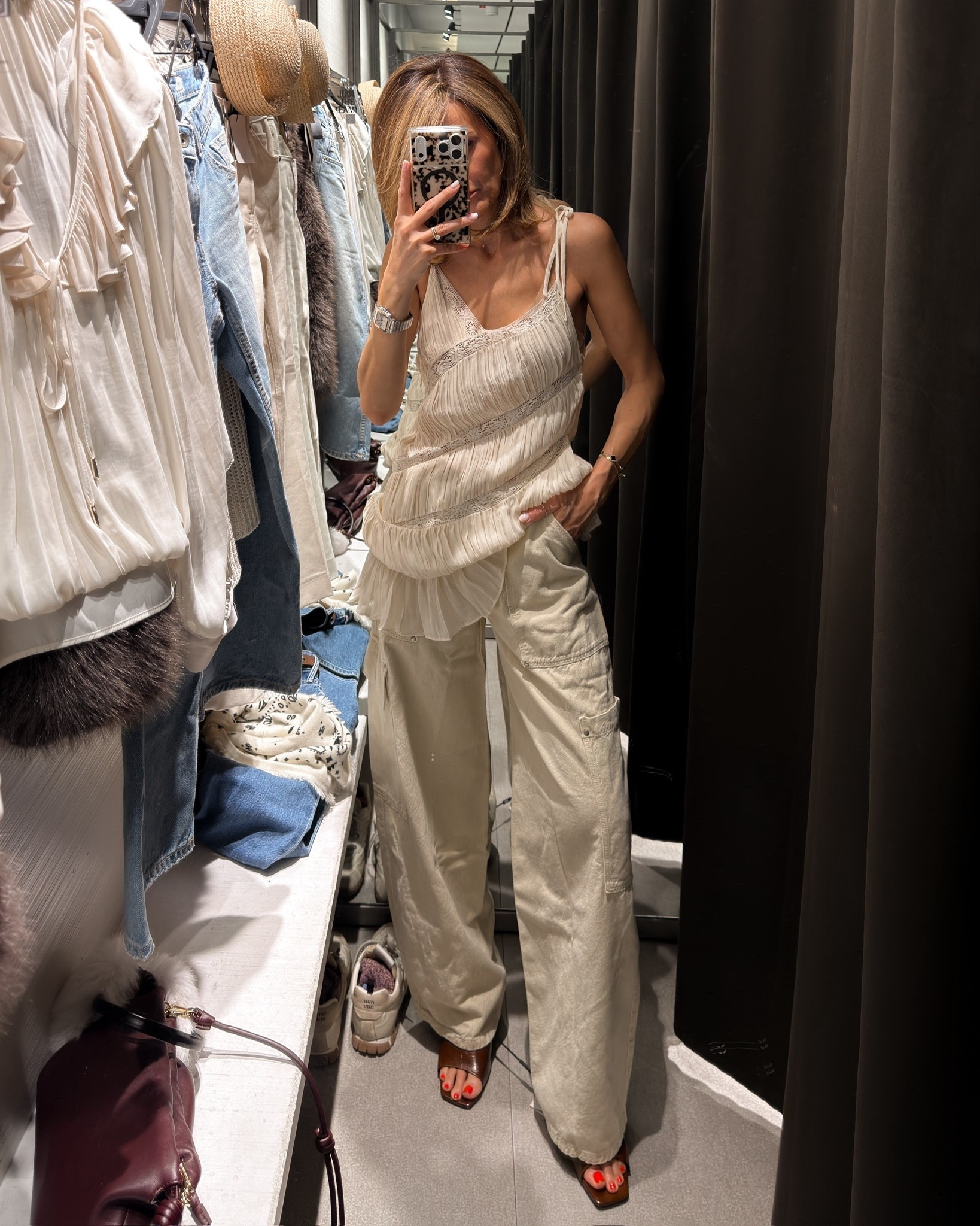 Neutral moment in this Zara set 🤍Lightweight, easy, and feels so elevated for everyday. The kind of outfit that looks put together with zero effort! 

#LTKgrwm #LTKootd #LTKdayinmylife