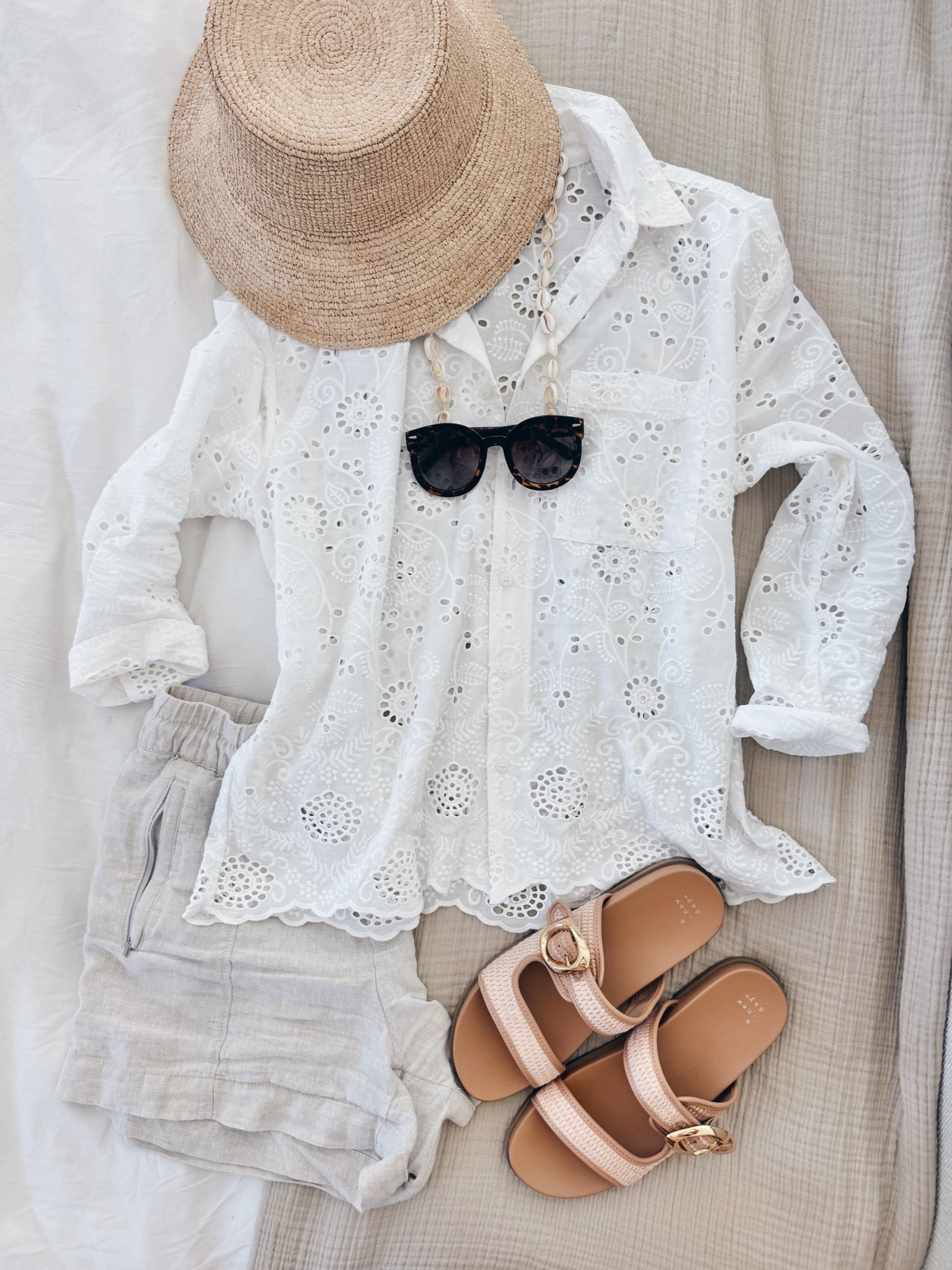 Vacation outfit. Spring outfit. These shorts are on sale. I have small in top and bottom.  

#LTKTall #LTKOver40 #LTKTravel