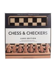 Luxe Edition Chess And Checkers Set | Home | T.J.Maxx | TJ Maxx