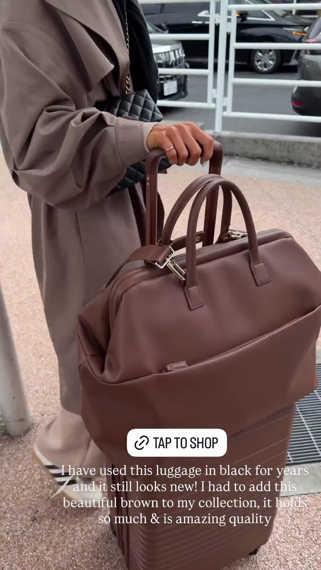 Thave used this luggage in black for years and it still looks new! I had to add this beautiful brown to my collection, it holds so much and is amazing quality✨ 

 #LTKmomlife #LTKselfcare #LTKTravel