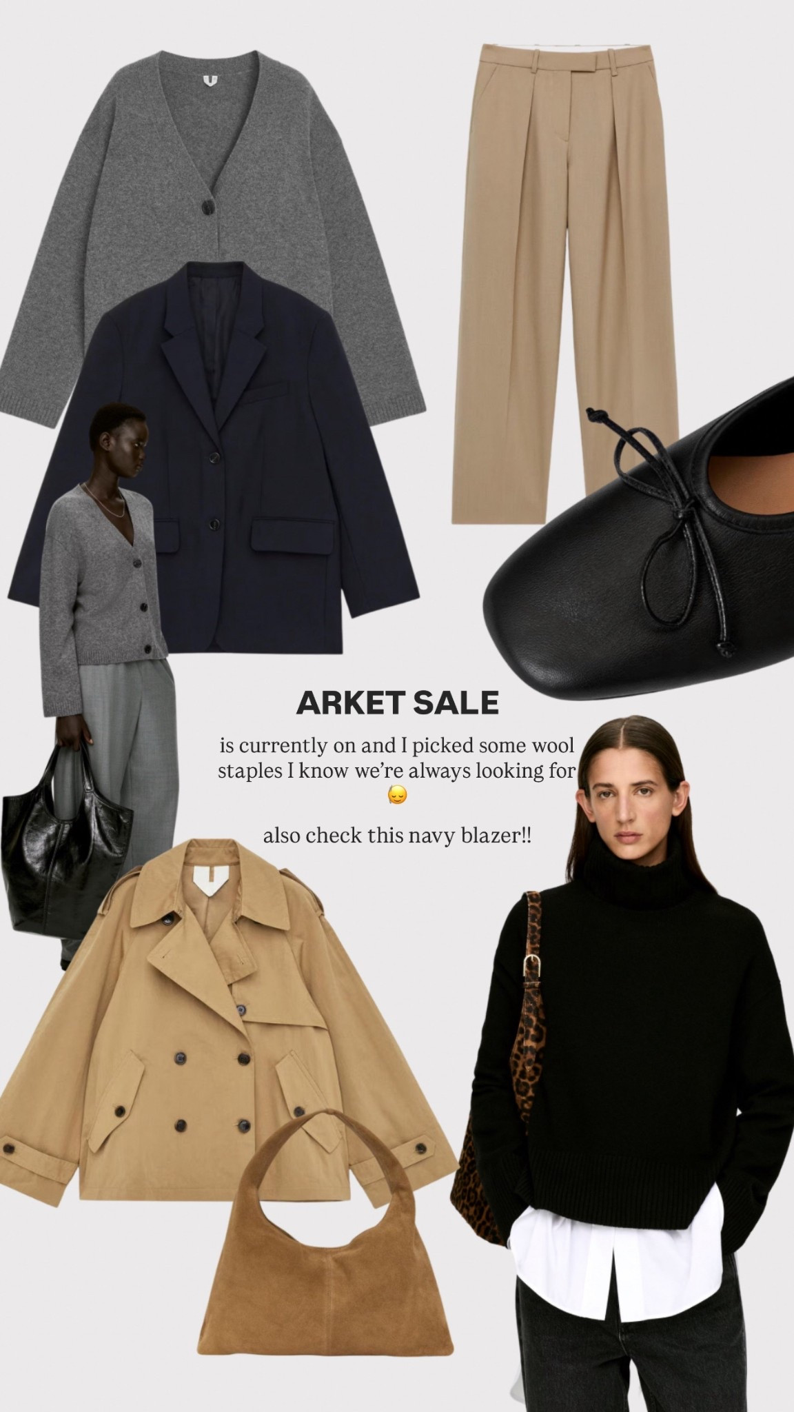 Arket sale staples worth checking 🙂‍↕️ lots of wool trousers and knits along with suede bags 🍂

#LTKsale #LTKautumn #LTKeurope
