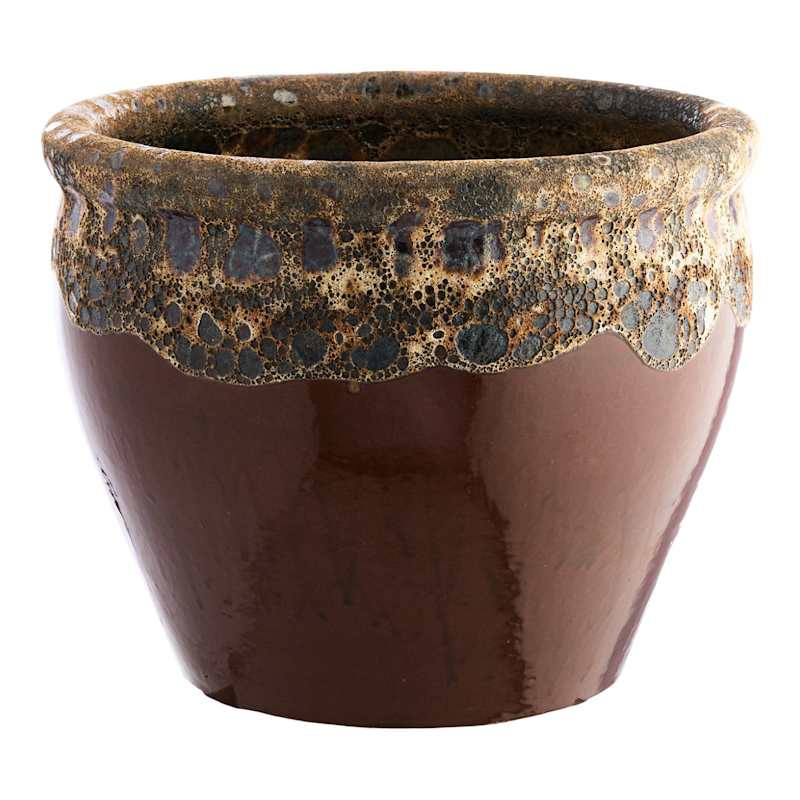 Dallas Brown Outdoor Planter, Medium | At Home