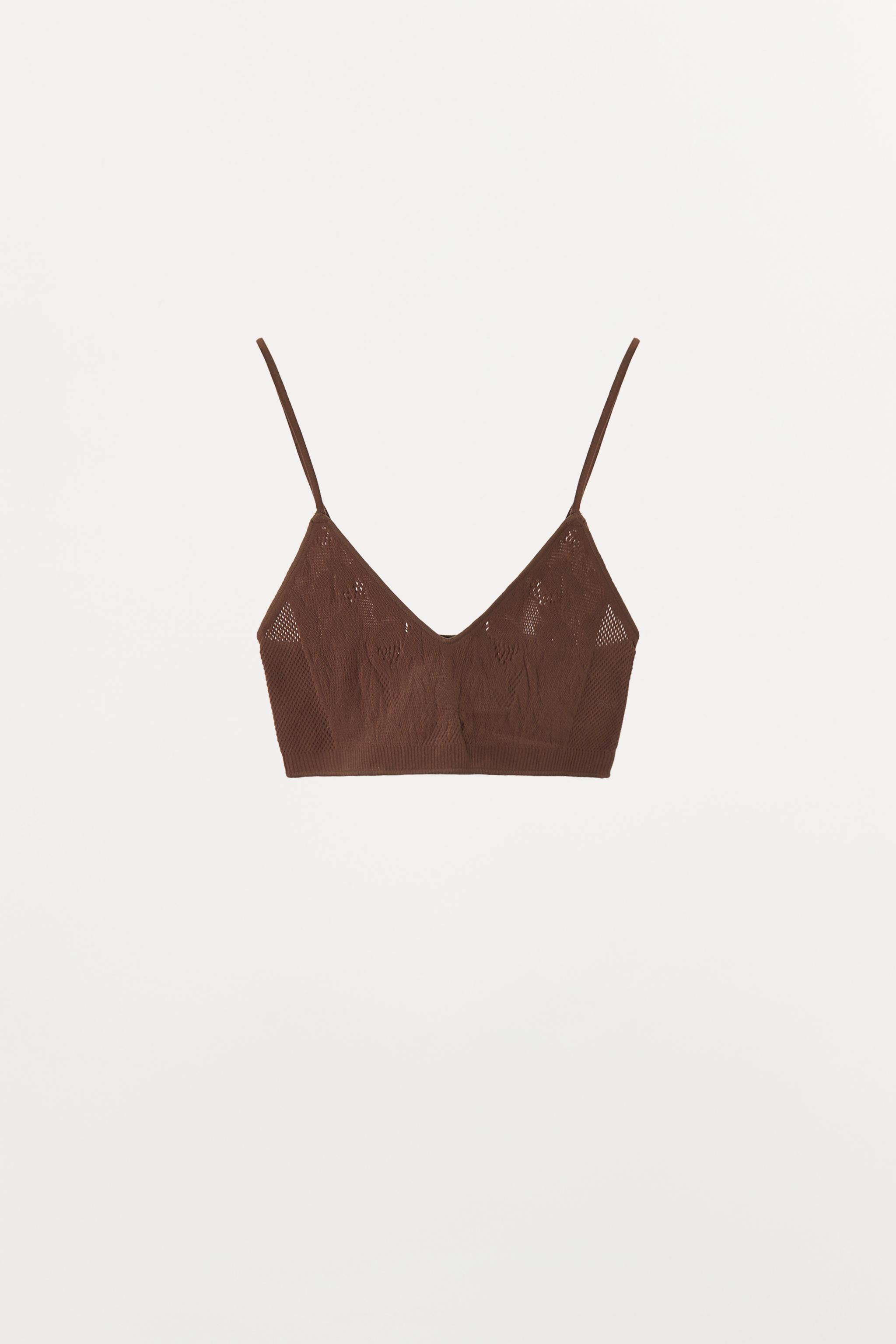SEAMLESS LACE BRALETTE | Zara UK