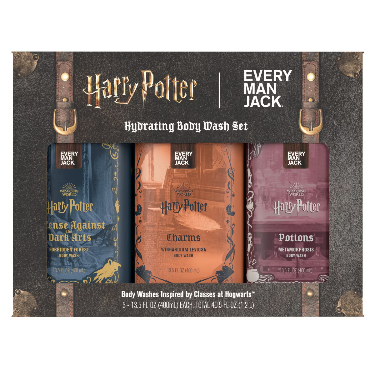 Every Man Jack Harry Potter Holiday Body Wash Gift Set - 3ct | Target